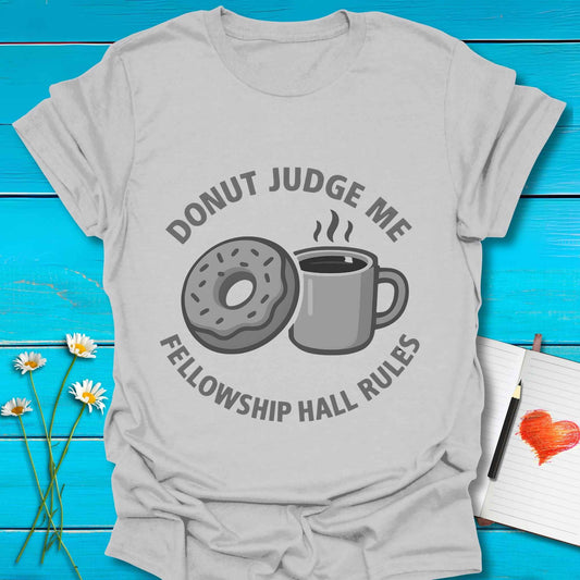 T-Shirt Ice Grey / S Donut Judge T-Shirt Echo Kindness Printify