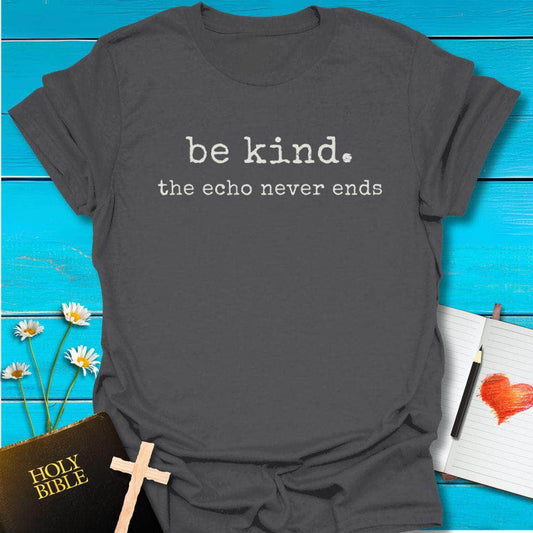 T-Shirt Charcoal / S Echo Never Ends T-Shirt Echo Kindness