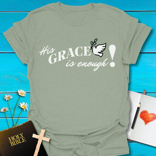 T-Shirt Sage / S Enough Grace T-Shirt Echo Kindness