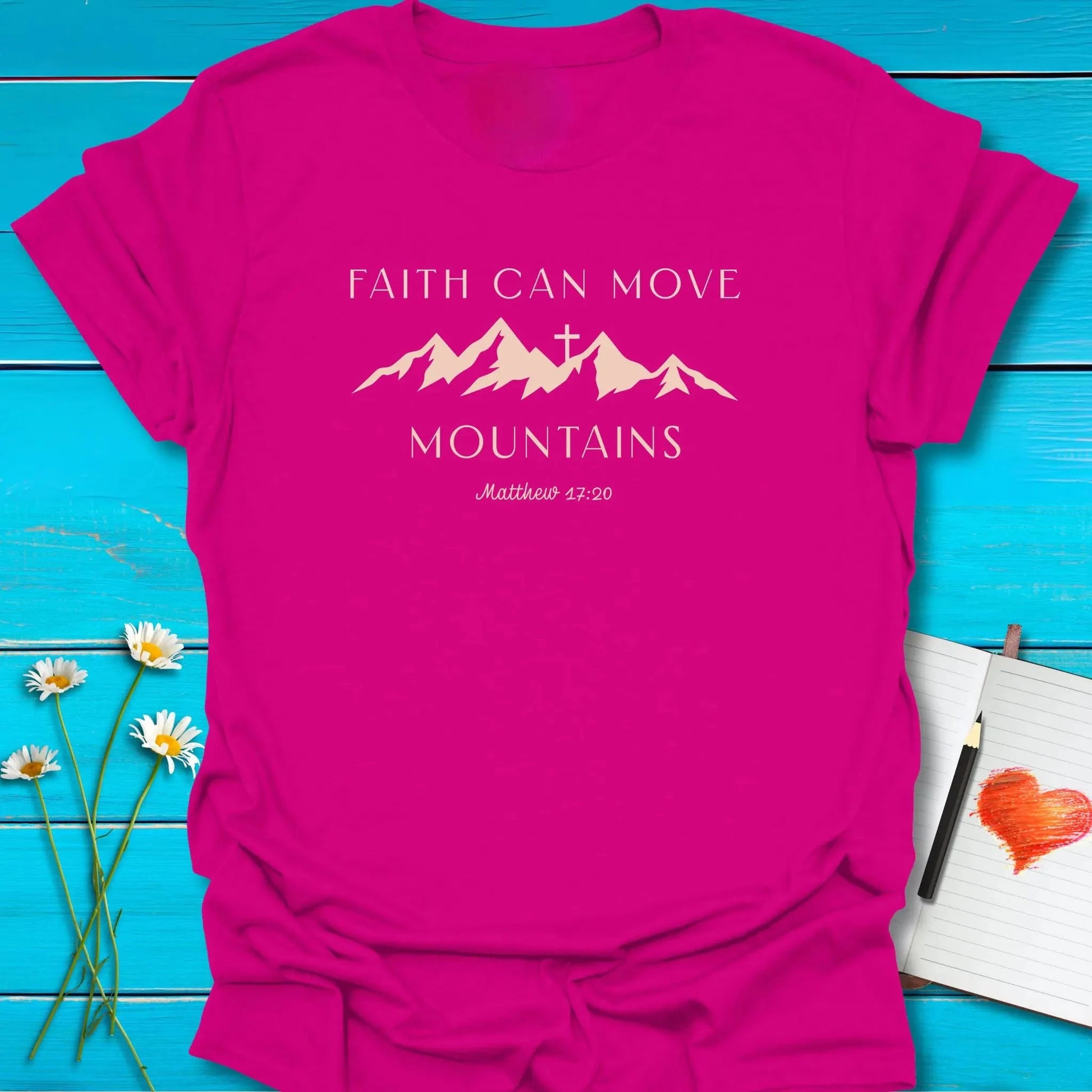 T-Shirt Antique Heliconia / S Faith Can Move T-Shirt Echo Kindness