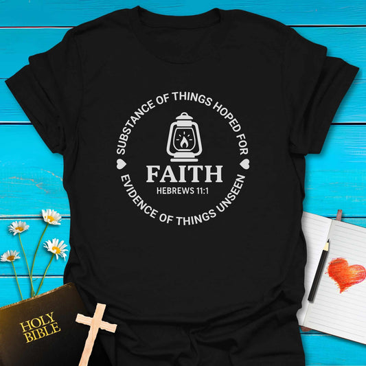T-Shirt Black / S Faith Circle T-Shirt Echo Kindness Printify