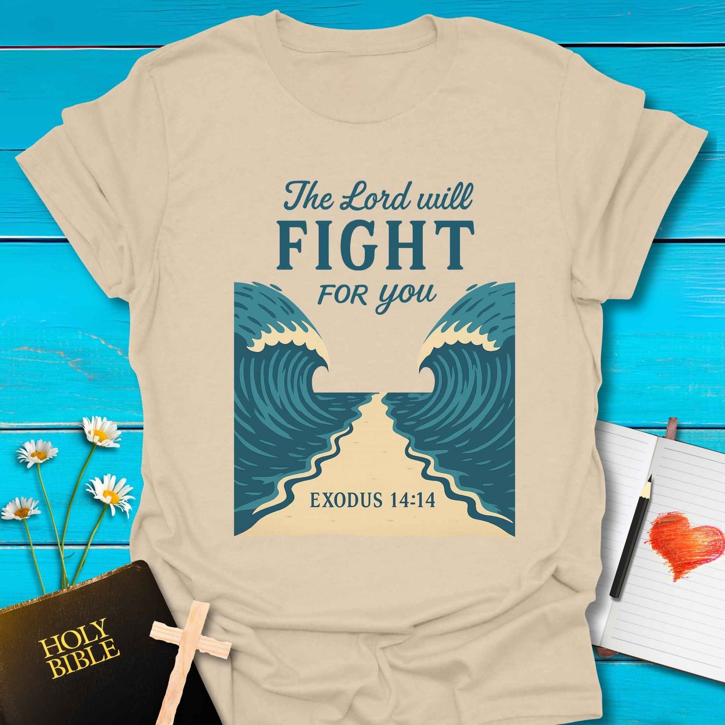 T-Shirt Sand / S Fight for You T-Shirt Echo Kindness Printify