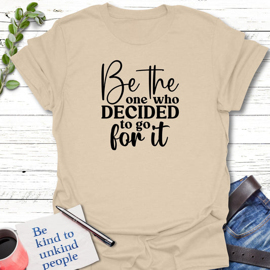 T-Shirt Sand / S Go-Getter T-Shirt Echo Kindness Printify
