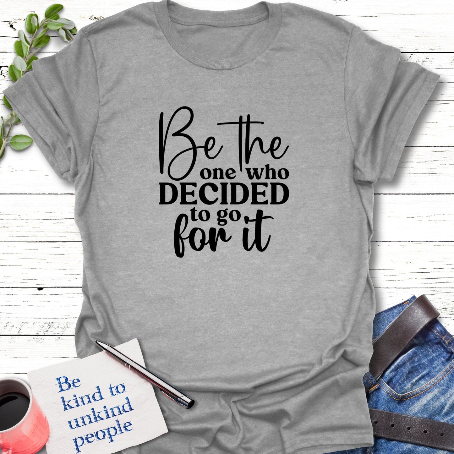 T-Shirt Sport Grey / S Go-Getter T-Shirt Echo Kindness Printify