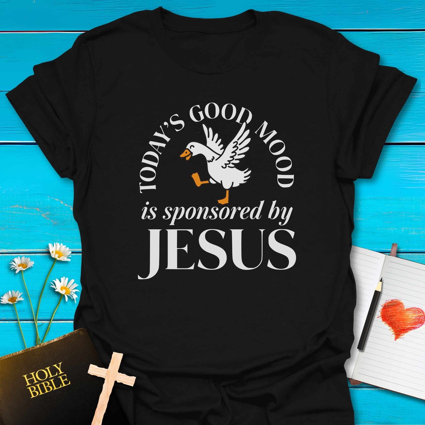 T-Shirt Black / S Good Mood T-Shirt Echo Kindness Printify
