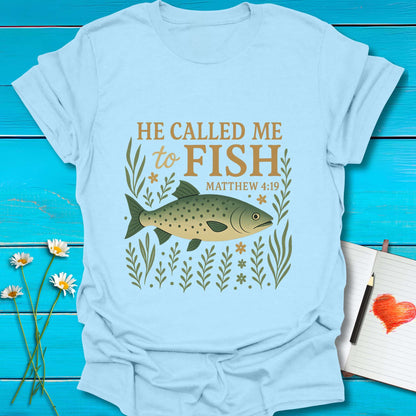 T-Shirt Light Blue / S He Called Me T-Shirt Echo Kindness Printify