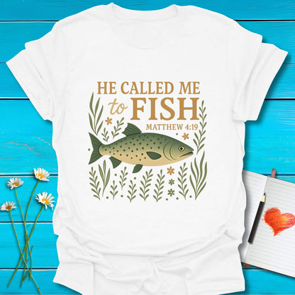 T-Shirt White / S He Called Me T-Shirt Echo Kindness Printify