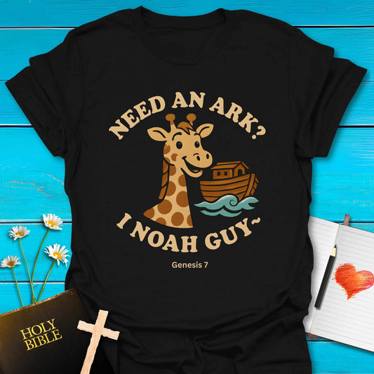 T-Shirt Black / S I Noah Guy T-Shirt Echo Kindness Printify