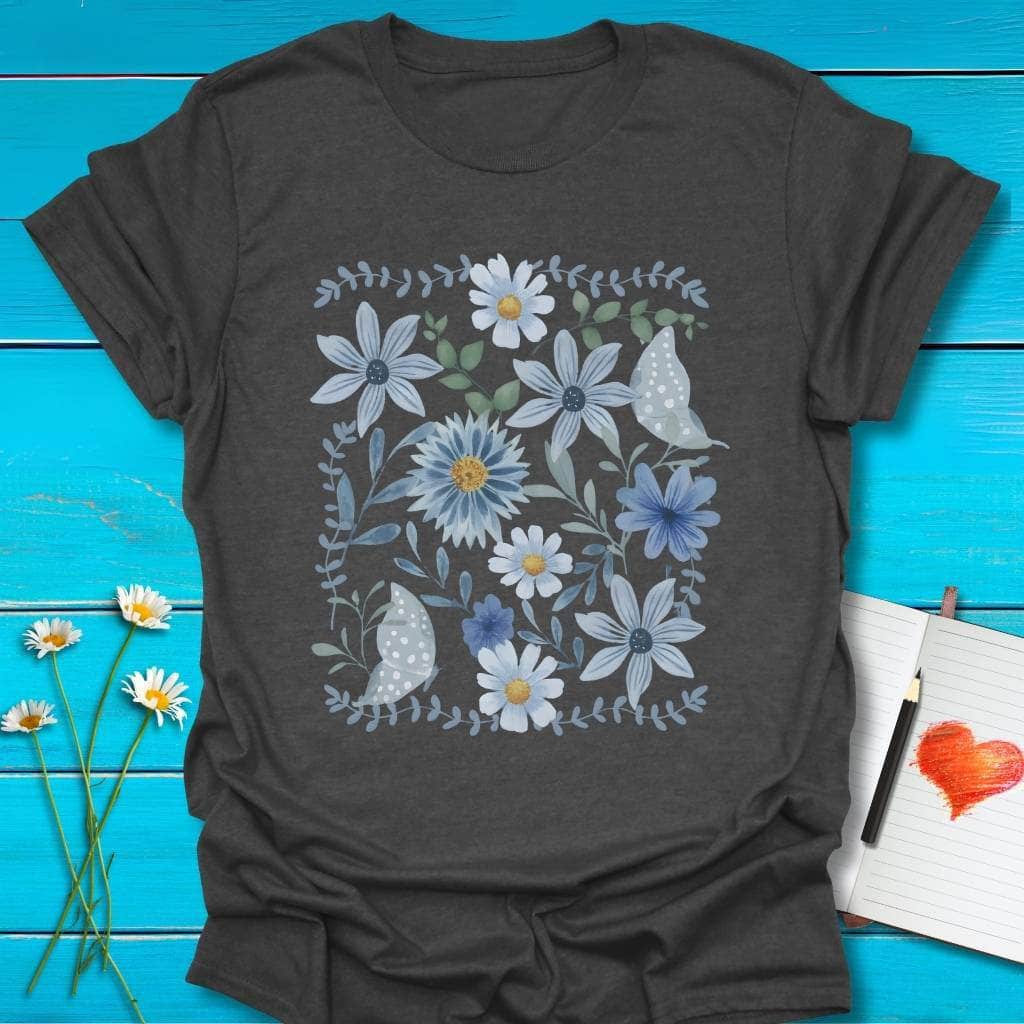 T-Shirt Dark Heather Grey / S In Bloom T-Shirt Echo Kindness