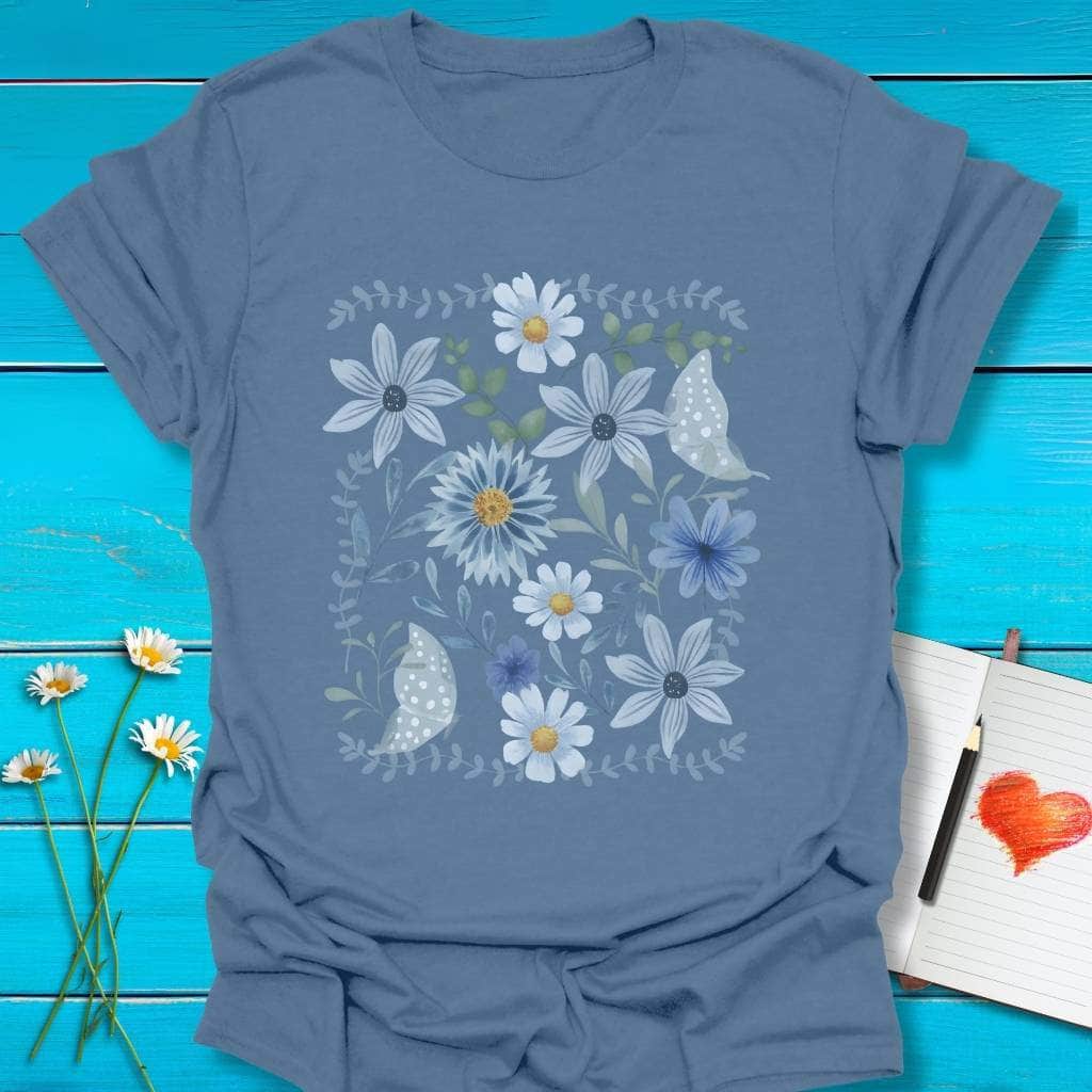 T-Shirt Indigo Blue / S In Bloom T-Shirt Echo Kindness