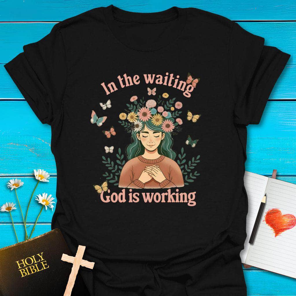 T-Shirt Black / S In the Waiting T-Shirt Echo Kindness