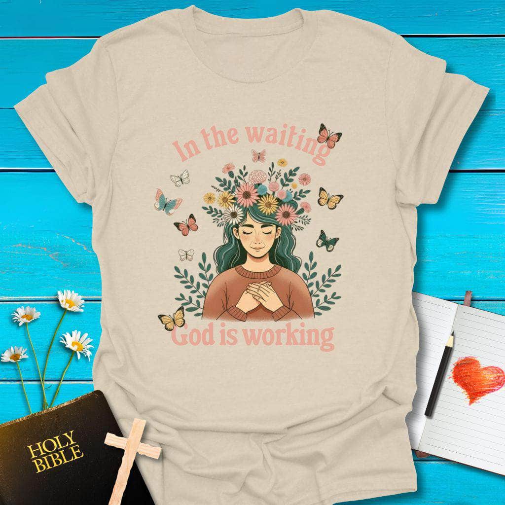 T-Shirt Natural / S In the Waiting T-Shirt Echo Kindness