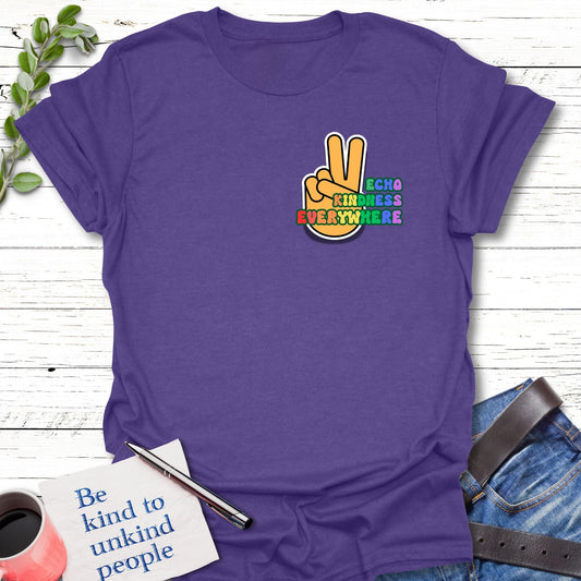 T-Shirt Heather Purple / S Infinite Kindness T-Shirt Echo Kindness Printify