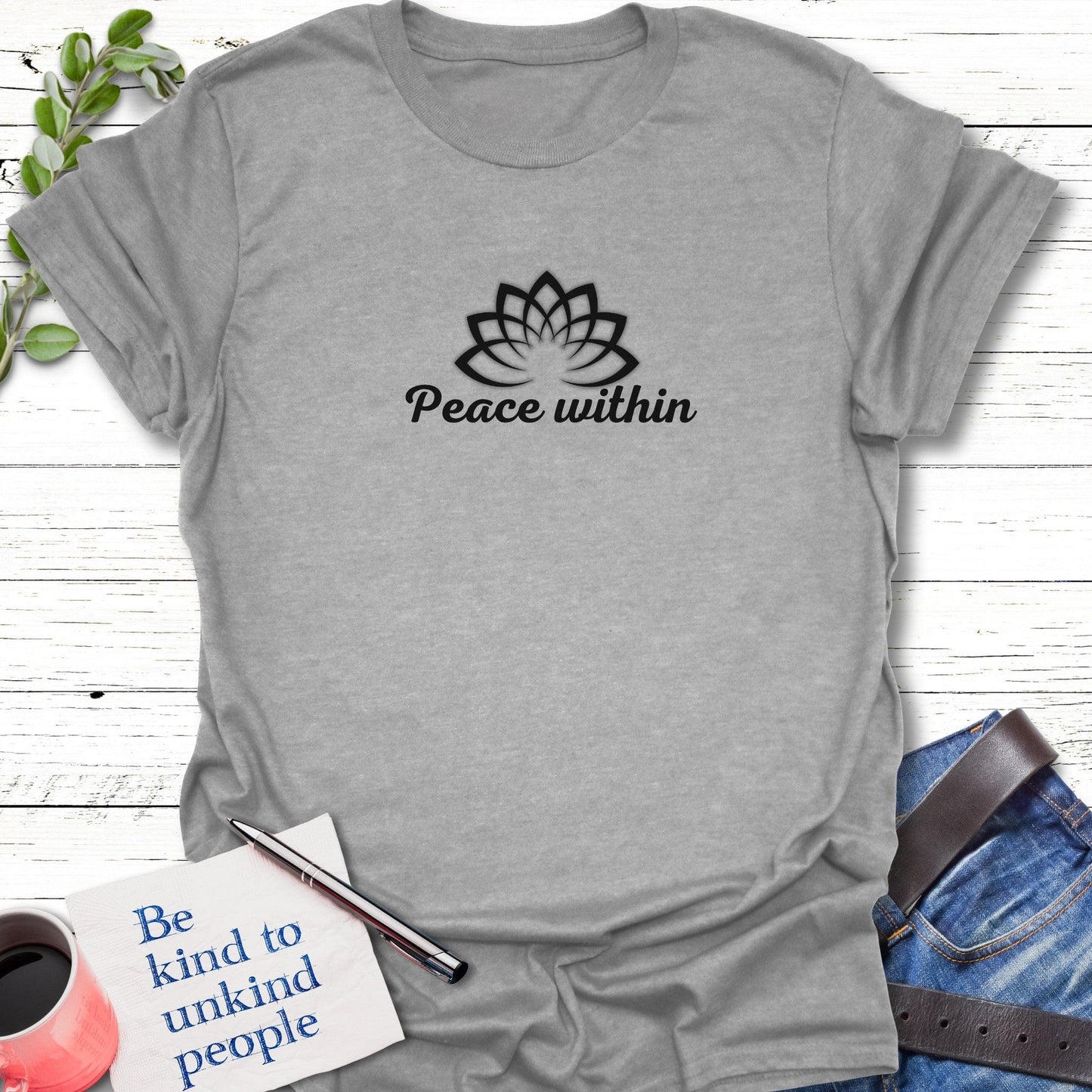 T-Shirt Sport Grey / S Inner Bloom T-Shirt Echo Kindness Printify