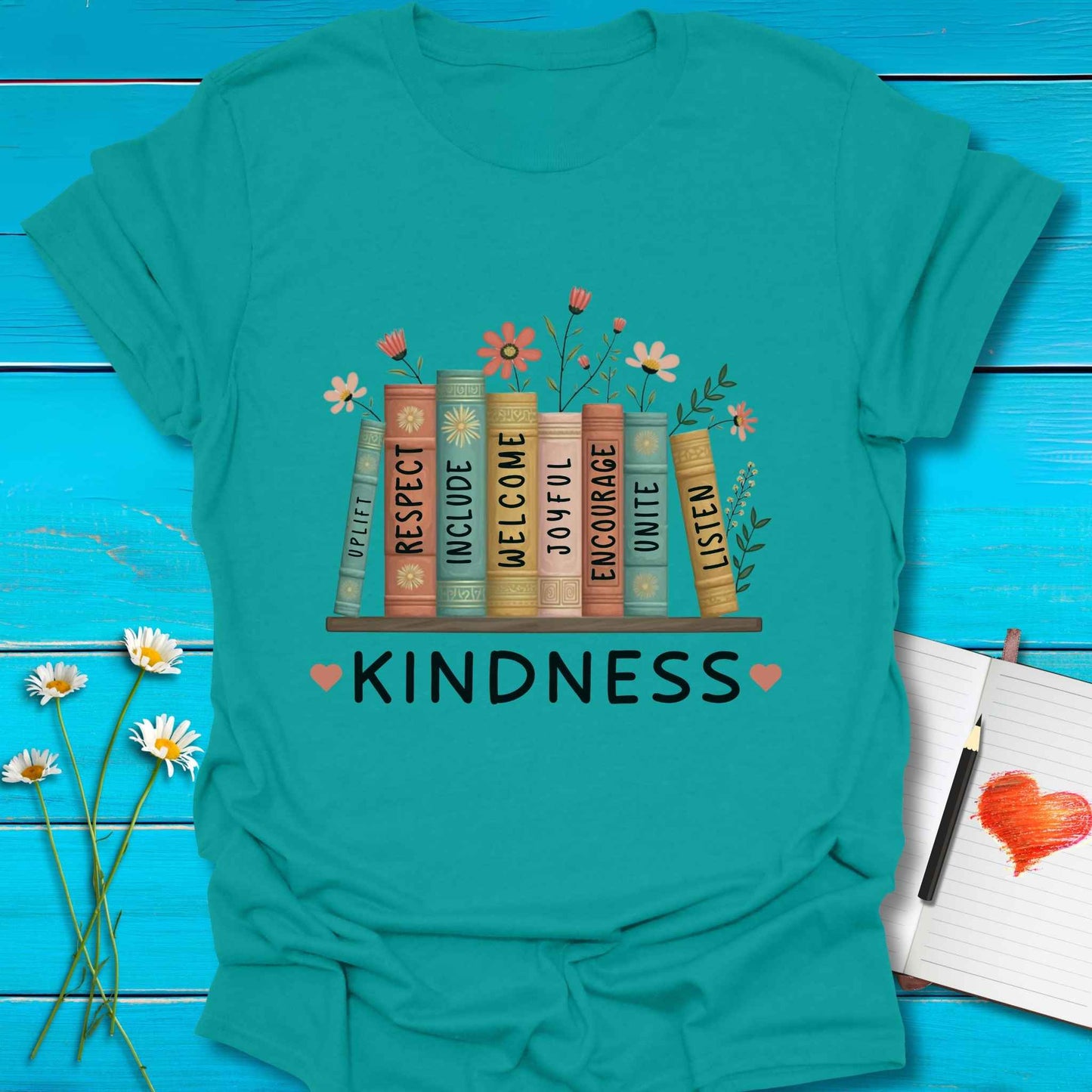 T-Shirt Jade Dome / S Kind Knowledge T-Shirt Echo Kindness Printify