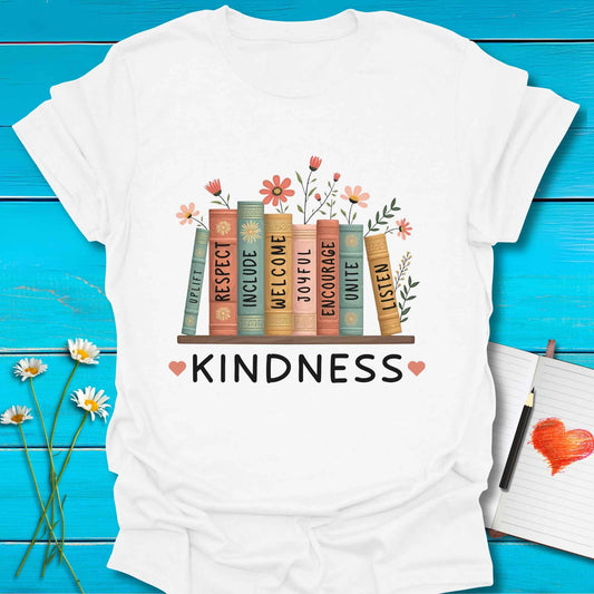 T-Shirt White / 5XL Kind Knowledge T-Shirt Echo Kindness Printify