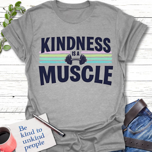 T-Shirt Sport Grey / S Kindness Muscle T-Shirt Echo Kindness Printify