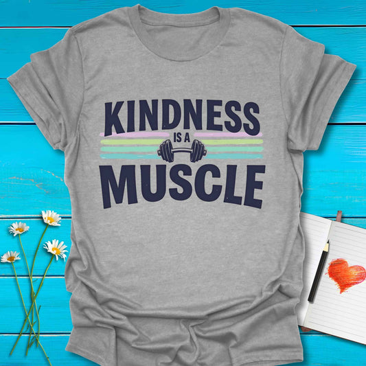 T-Shirt Sport Grey / S Kindness Muscle T-Shirt Echo Kindness Printify