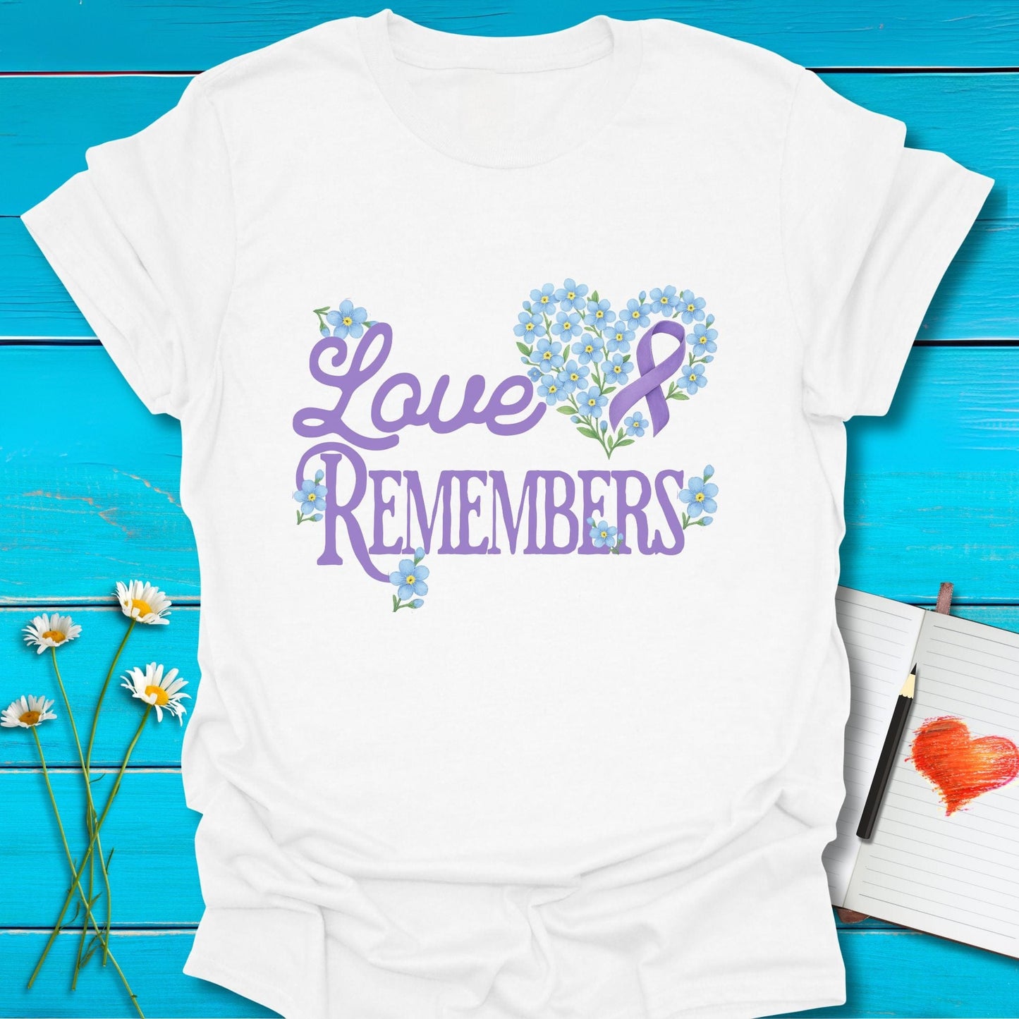 T-Shirt White / S Love Remembers T-Shirt Echo Kindness Printify