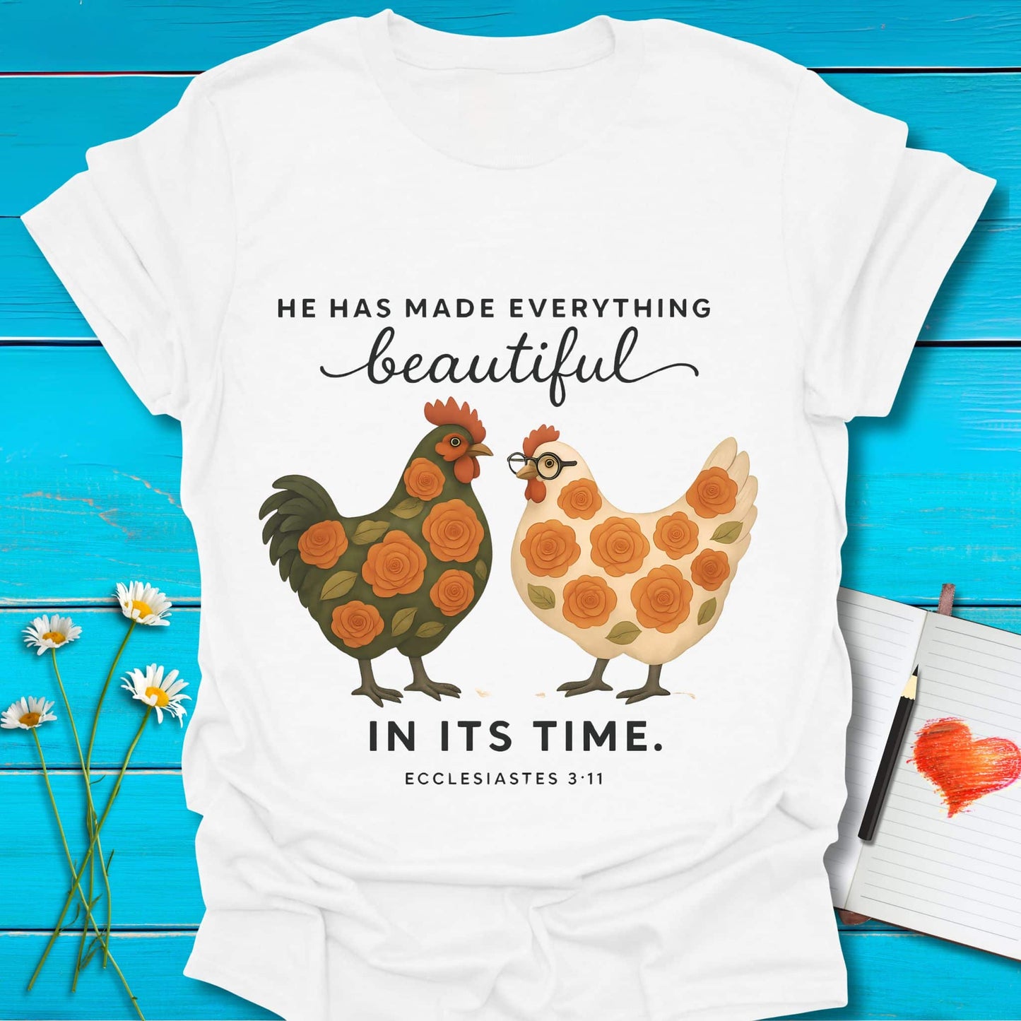 T-Shirt White / S Made Beautiful T-Shirt Echo Kindness Printify