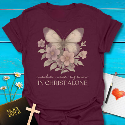 T-Shirt Maroon / S Made New Again T-Shirt Echo Kindness Printify