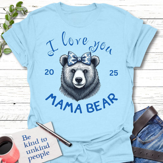 T-Shirt Light Blue / S Mama Love T-Shirt Echo Kindness Printify