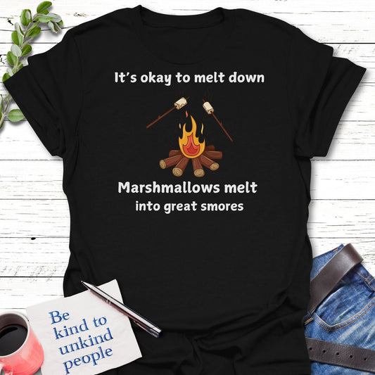 T-Shirt Black / S Melt Down T-Shirt Echo Kindness Printify