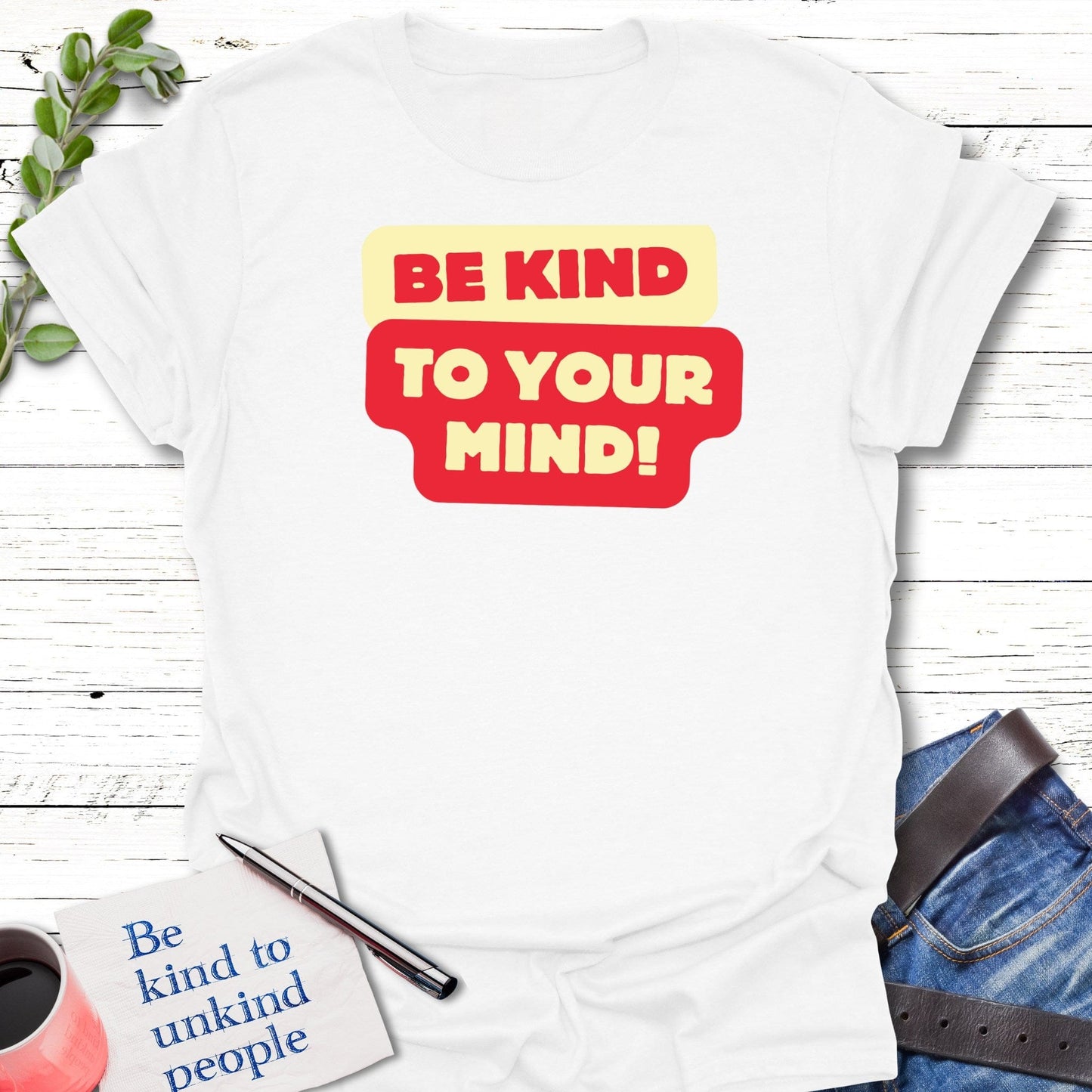 T-Shirt White / S Mindful Kindness T-Shirt Echo Kindness Printify