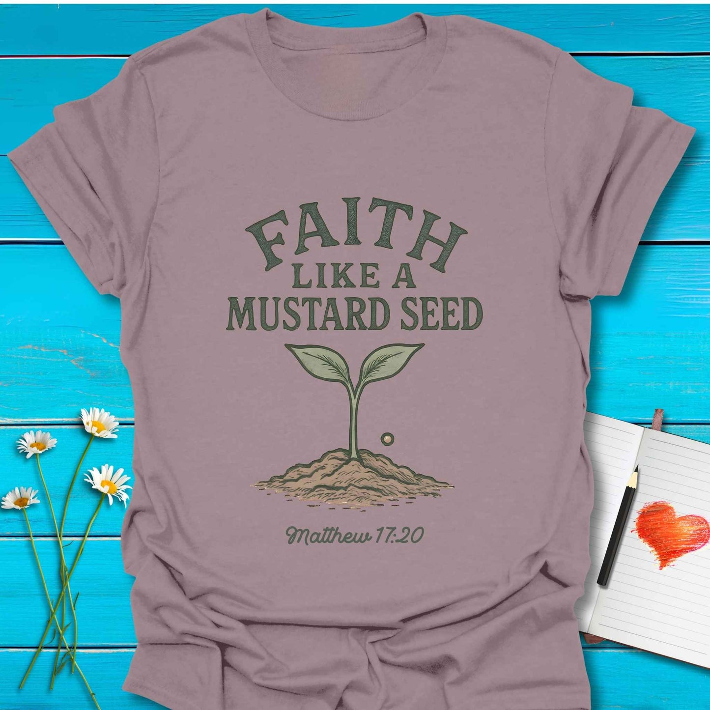 T-Shirt Paragon / S Mustard Seed T-Shirt Echo Kindness Printify