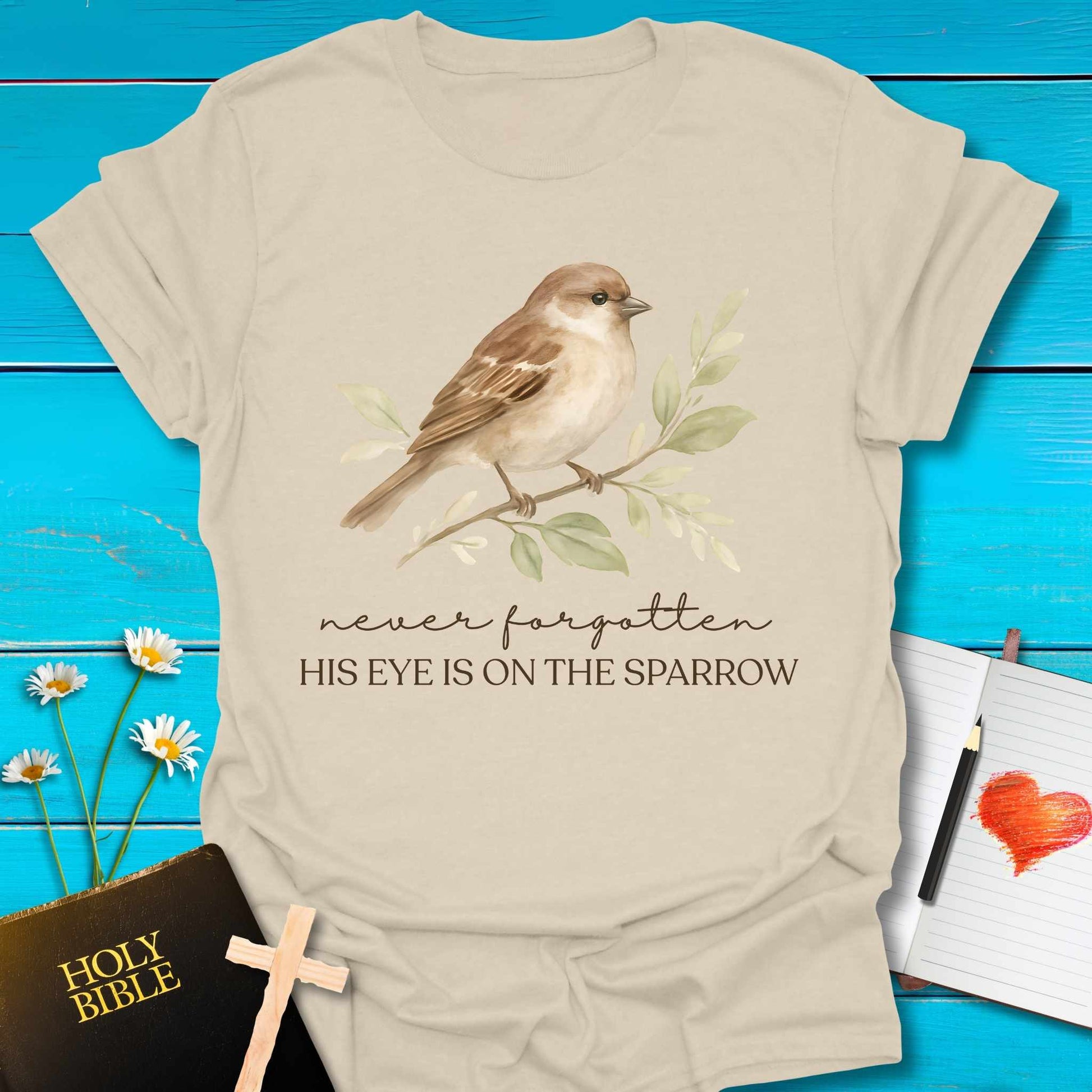 T-Shirt Natural / S Never Forgotten T-Shirt Echo Kindness Printify