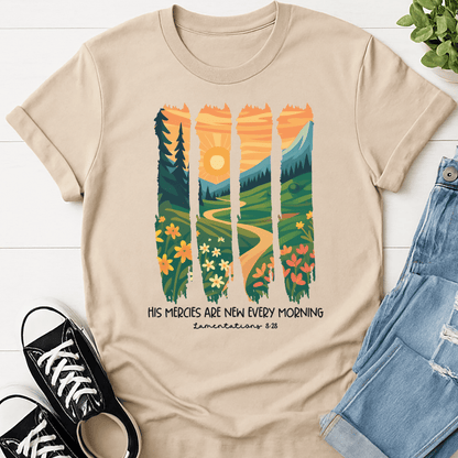 T-Shirt Sand / S New Every Morning T-Shirt Echo Kindness