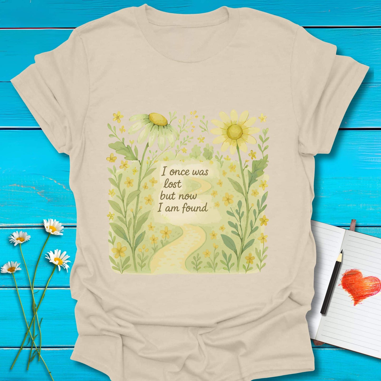 T-Shirt Natural / S Now Found T-Shirt Echo Kindness Printify