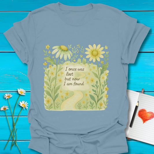 T-Shirt Stone Blue / S Now Found T-Shirt Echo Kindness Printify