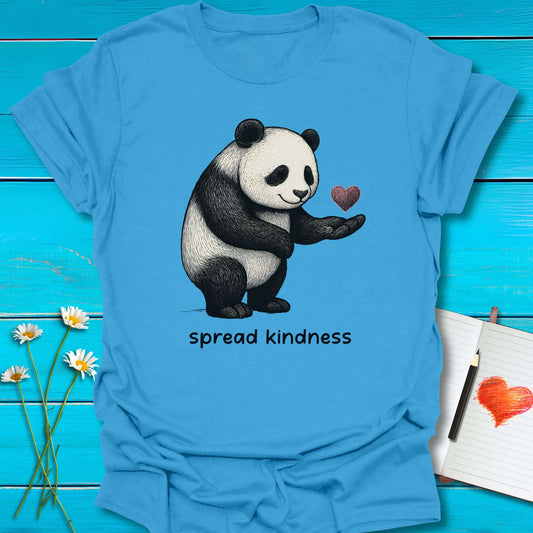 T-Shirt Iris / S Panda Kindness T-Shirt Echo Kindness Printify