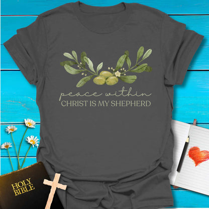 T-Shirt Charcoal / S Peace Within Olive Branch T-Shirt Echo Kindness Printify