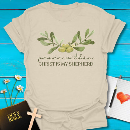 T-Shirt Natural / S Peace Within Olive Branch T-Shirt Echo Kindness Printify