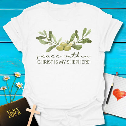 T-Shirt White / S Peace Within Olive Branch T-Shirt Echo Kindness Printify