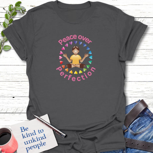 T-Shirt Charcoal / S Perfect Zen T-Shirt Echo Kindness Printify