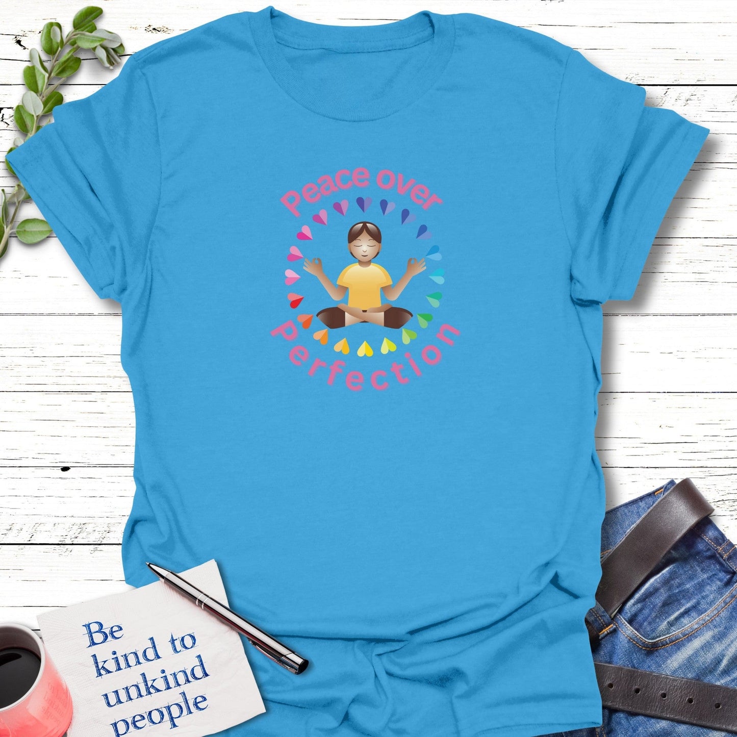 T-Shirt Iris / S Perfect Zen T-Shirt Echo Kindness Printify