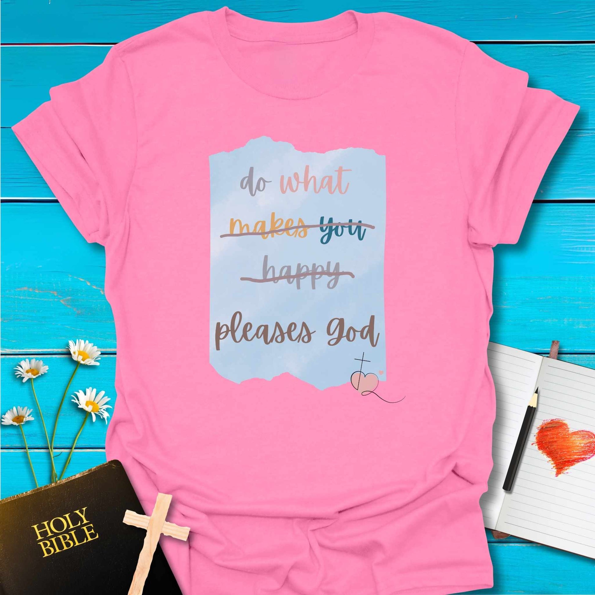 T-Shirt Azalea / S Pleases God T-Shirt Echo Kindness Printify