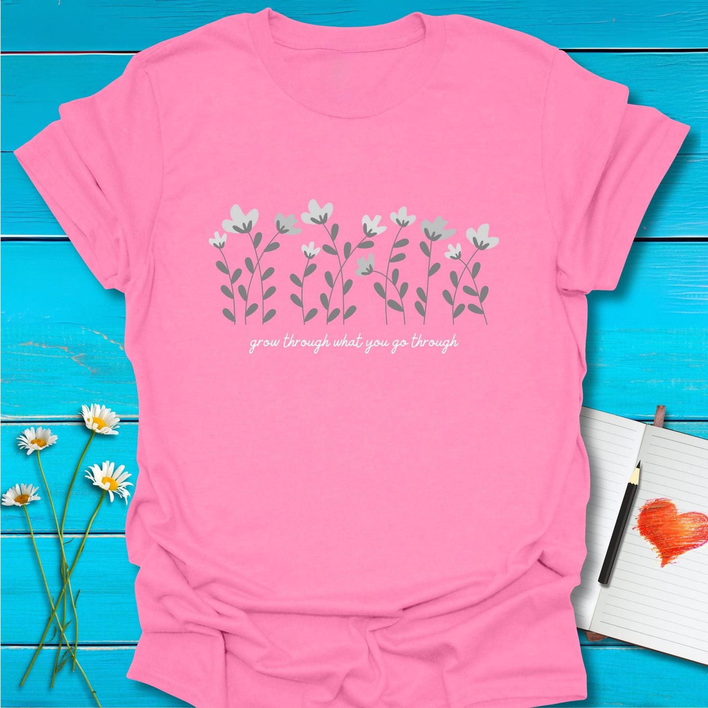 T-Shirt Azalea / S Rise and Thrive T-Shirt Echo Kindness Printify