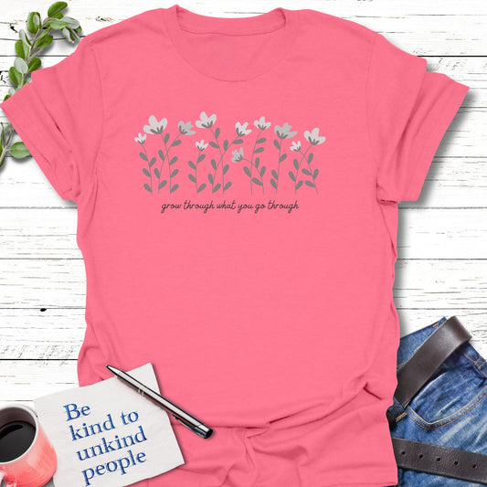 T-Shirt Coral Silk / S Rise and Thrive T-Shirt Echo Kindness Printify
