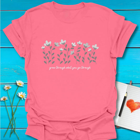 T-Shirt Coral Silk / S Rise and Thrive T-Shirt Echo Kindness Printify