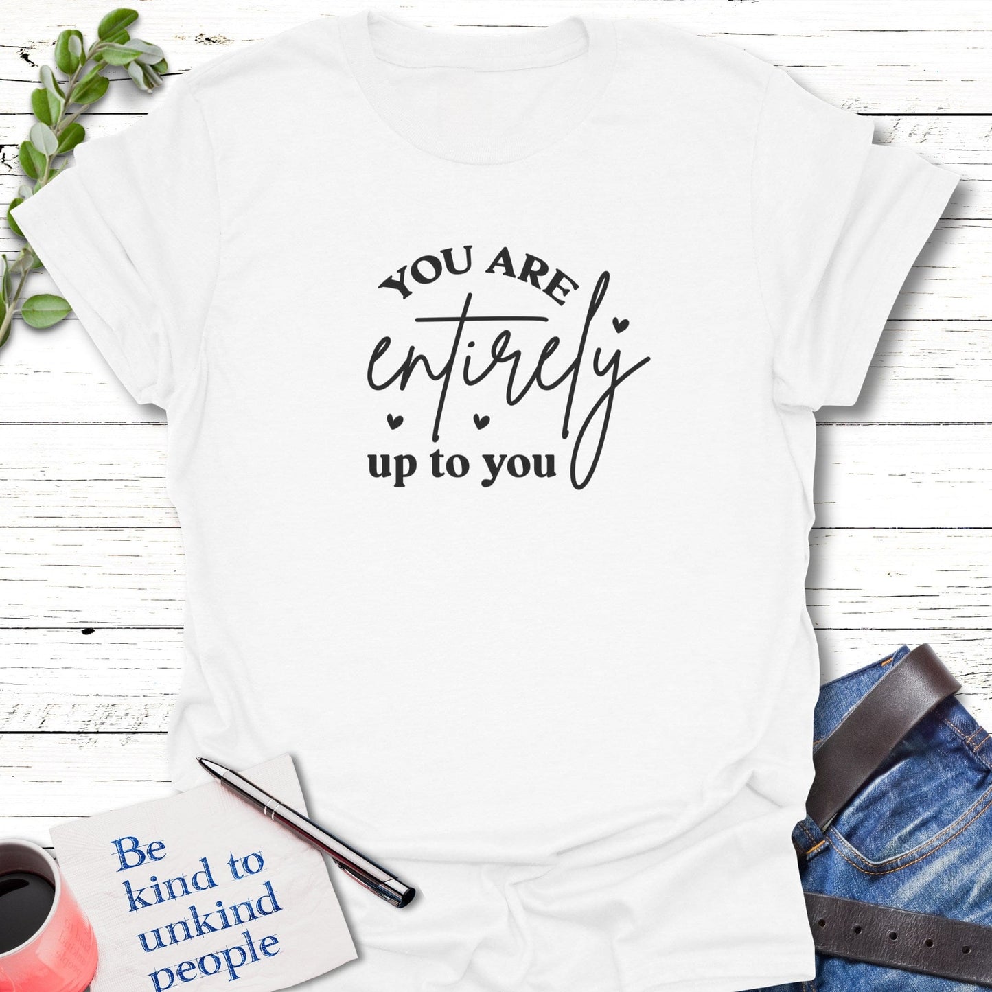 T-Shirt White / S Self-Made T-Shirt Echo Kindness Printify