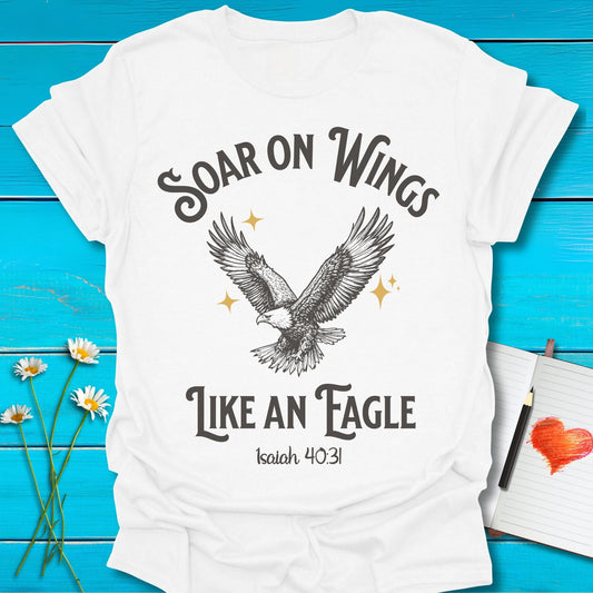 T-Shirt White / S Soar on Wings T-Shirt Echo Kindness Printify