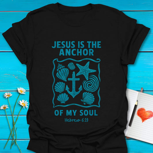 T-Shirt Black / S Soul Anchor T-Shirt Echo Kindness Printify