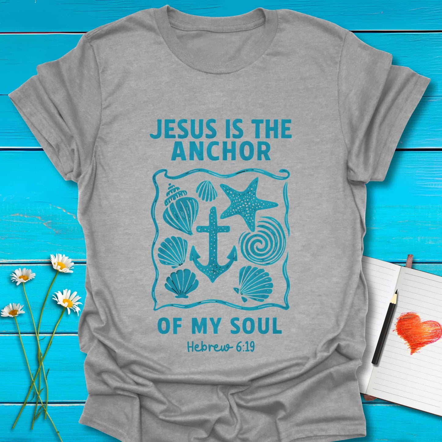 T-Shirt Sport Grey / S Soul Anchor T-Shirt Echo Kindness Printify