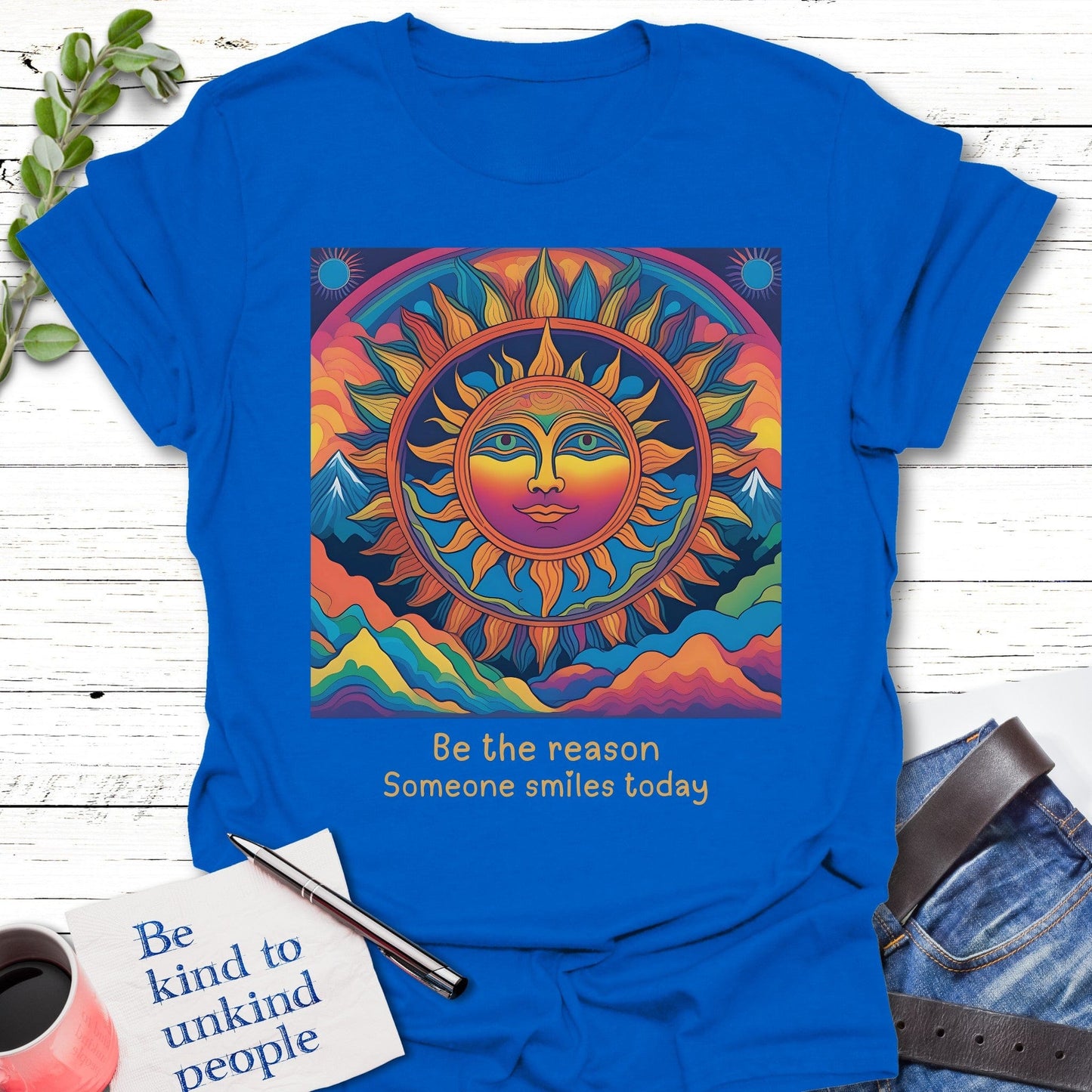 T-Shirt Royal / S Spark a Smile T-Shirt Echo Kindness Printify