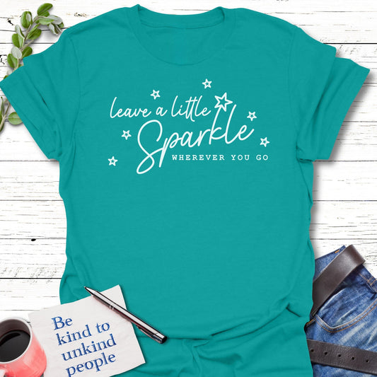 T-Shirt Jade Dome / S Sparkle As You Go T-Shirt Echo Kindness Printify