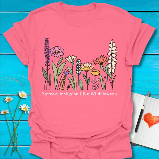 T-Shirt Coral Silk / S Spread Inclusion T-Shirt Echo Kindness Printify